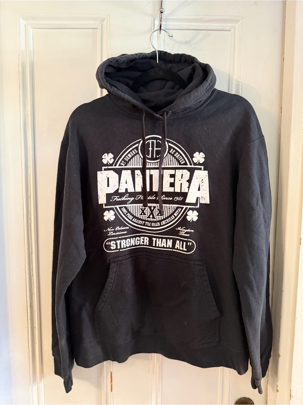 Pantera Logo Pullover Hoodie - Black